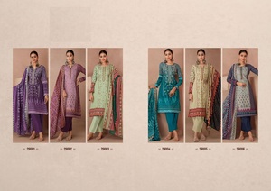 Kurti multicolore en rayonne rinçable pour femmes avec broderie lourde et broderie coupée pour vêtements indiens et pakistanais - Product Image 2