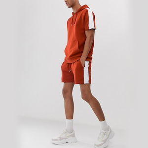 Nouveau design personnalisé de survêtement d'été ensemble personnalisé à logo court pour hommes survêtements d'été pour hommes prix bon marché - Product Image 5