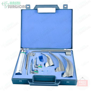 ชุดเครื่องมือตรวจวินิจฉัยไฟเบอร์ออปติก9ใบมีดสเตนเลสเครื่องมือผ่าตัดทางการแพทย์ใบมีดโค้งตรง - Product Image 2