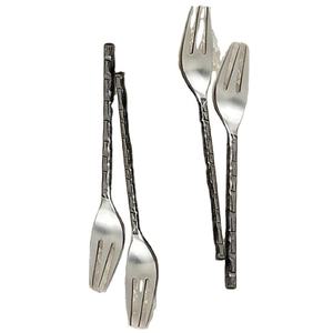 Modern Dishwasher Safe Silver <b>Flatware</b> Set, 4 Pc Stainless Steel for Premium Dining - Product Image 2