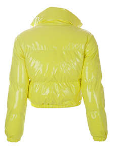 Low Price Women <b>Puffer</b> <b>Jacket</b> Made in Pakistan 2025 Factory Made New Arrival Women <b>Puffer</b> <b>Jacket</b> Made in Pakistan <b>Yellow</b> Colour - Product Image 3