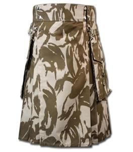 <b>Top</b> Hot Products High Quality Customizable All Colors Men and <b>Women</b> New Green Modern Scottish <b>Tartan</b> Utility Kilts - Product Image 2