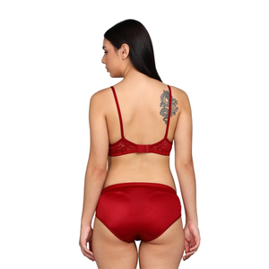 2023 vente en gros pas cher prix conception personnalisée soutien-gorge et slip pour femmes ensemble broderie à la mode et Sexy Style sans couture Bangladesh - Product Image 6