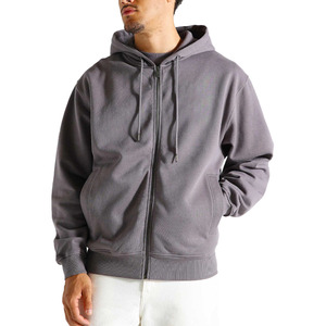 Clothing Manufacturer Custom <b>Plain</b> <b>Hoodies</b> Wholesale Cotton Fleece Men's <b>Hoodies</b> Best Quality Zipper <b>Hoodies</b> - Product Image 1
