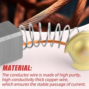 Todo Tipo de cepillos de carbono para herramientas eléctricas personalizadas, cepillo de Motor eléctrico de carbono - Product Image 4