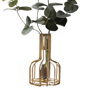 Table Top Décor Vase Brillant Fini Vase Vintage Pot De Fleur Nouvelle Arrivée En Métal Filaire Fleur Vase De Noce Salon - Product Image 1