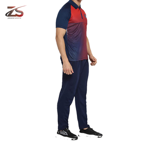 ชุดยูนิฟอร์มทีมคริกเก็ต Zapleap Sports แบบ unisex ปรับแต่งชื่อทีมได้ พิมพ์ลายแบบ Sublimation ระบายอากาศได้ดี กางเกงขาสั้น โพลีเอสเตอร์ 100% - Product Image 5