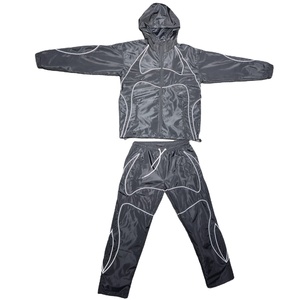 Survêtements réfléchissants personnalisés en gros, ensemble coupe-vent, coupe-vent pour hommes, survêtement en nylon - Product Image 5