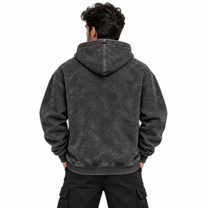 <b>Men</b> Hoodie Warm Casual Sweatshirt Soft Fleece Pullover Hooded <b>Top</b> <b>Long</b> <b>Sleeve</b> Winter Streetwear Outdoor Daily Fashion Wear - Product Image 2