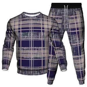 Moda hombre 100% poliéster chándal logotipo personalizado chándal Jogger conjunto Etiqueta Privada sublimación en blanco pantalones de chándal y sudaderas con capucha conjunto - Product Image 4