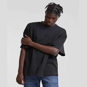 Camiseta de gran tamaño de peso pesado de lujo para hombre, buena calidad, logotipo personalizado, estilo Vintage, Camiseta de algodón pesado, técnica lavada - Product Image 5