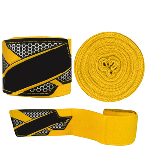 Envoltura de compresión de entrenamiento de gimnasio de poliéster personalizada más vendida, muñequeras de soporte de mano para levantamiento de pesas de verano - Product Image 4