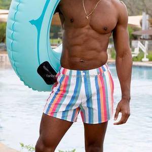 กางเกงขาสั้นผ้าคอร์ดูรอยพิมพ์โลโก้ตามสั่ง แห้งเร็ว ระบายอากาศดี เอวยางยืด เหมาะสำหรับกิจกรรมกลางแจ้ง ใส่สบายในฤดูร้อน ผลิตในประเทศปากีสถาน - Product Image 2