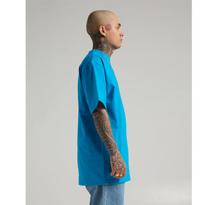 T-shirts décontractés pour hommes en coton 100% premium, coupe ample, col rond, manches courtes, style hip-hop, doux et respirants, 230g, 2025 - Product Image 4