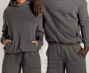 Ensemble de survêtement personnalisé pour homme grande taille, avec logo brodé et sérigraphié, réversible, éco-responsable, style urbain - Product Image 2