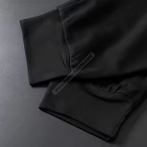 Logo personnalisé Survêtements en velours noir avec strass Survêtements en strass de bonne qualité Vente de survêtements en strass - Product Image 6