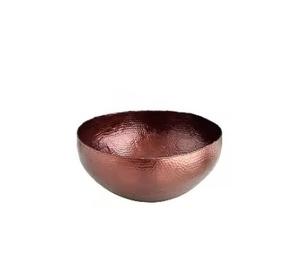 Polished <b>metal</b> <b>bowls</b> for serving & <b>mixing</b> sleek design with unique structured for heavy use - Product Image 2