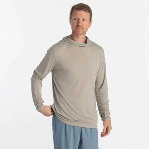 Camisa de pesca con capucha para hombre con logotipo personalizado 2025 RTS, talla de EE. UU., gris, transpirable, UPF 50 100%, poliéster, opciones de tamaño de sublimación - Product Image 2