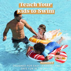Inflatable Body Boards for Water <b>Slides</b>, Surfing Board <b>Pool</b> Floats, Swimming <b>Pool</b> Floating Boards Learn to Swim, Summer Water - Product Image 4