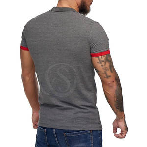 Nouveau design, t-shirts pour hommes en tricot uni à manches courtes, coton et polyester, vente en gros, fabriqué au Pakistan - Product Image 5