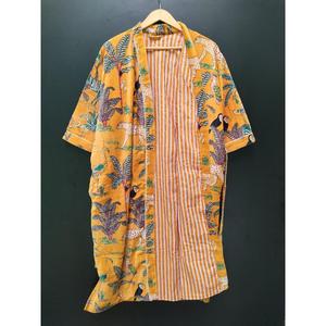 Batas de baño de terciopelo de lujo con acabado Premium, Material suave frontal, cinturón elegante, botón de corbata, cierre de mosca para regalo, uso diario en todo el mundo - Product Image 2