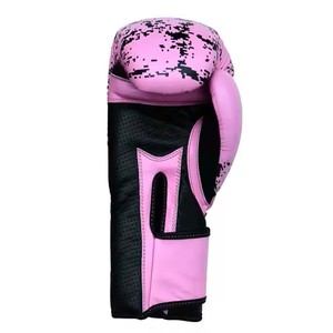 Nouveauté 2025 Gants de boxe professionnels personnalisés Gant de MMA en cuir Logo confortable imprimé personnalisé à la demande du client - Product Image 4