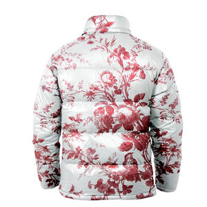 Dernière mode, veste matelassée à col montant en toile enduite par sublimation pour homme, de haute qualité, sur mesure, fabricant d'usine, faible MOQ - Product Image 2