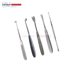 Craniomaxillofacial Surgery Manual Instrument 11mm Stainless Steel Swallowtail Raspatory Periosteal <b>Elevator</b> for Ramus Basis - Product Image 1