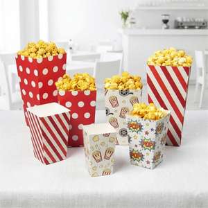 Vasos y Cajas de Palomitas Personalizados al por Mayor, Tubos de Papel Biodegradables para Palomitas, Contenedores de Snacks para Cines en EE. UU. - Product Image 6