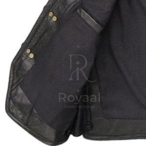 Dernier design, prix de gros, veste en cuir pour homme, confortable, respirante, fabriquée au Pakistan - Product Image 5