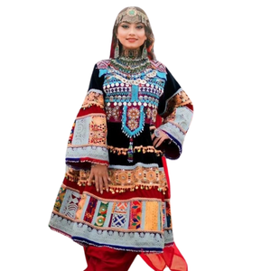 Afghan Kuchi Wedding Dresses <b>Women</b> New Designs Heavy Lace Embroidery Natural Velvet Eco-Friendly Plus Size Long <b>Sleeves</b> - Product Image 3