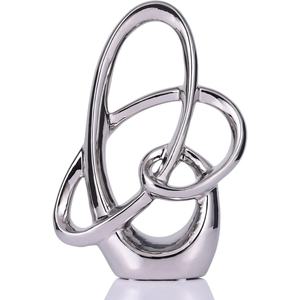 Sculpture en métal au design haut de gamme Art contemporain artisanal pour l'affichage de la décoration du bureau à domicile ou du jardin - Product Image 1