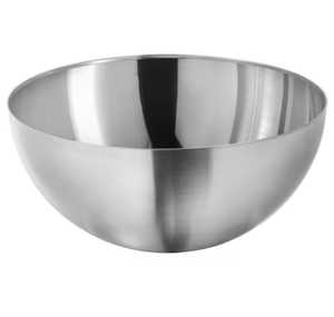 Nouveau design 304 salade en acier inoxydable et bol à mélanger forme ronde pour la cuisine à domicile servant des aliments pour le restaurant - Product Image 3