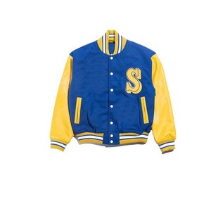 Wholesale Custom Logo Men's Jacket Casual Baseball Jackets Letterman <b>Coat</b> <b>Wool</b> Varsity Jackets College Baseball Jacket For Men - Product Image 1