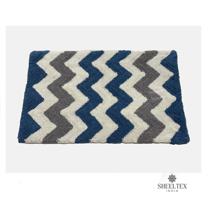 แผ่นรองอาบน้ำแบบทันสมัยผ้าฝ้ายทอมือคุณภาพสูงดีไซน์มีสไตล์ไม่ซ้ำใครสำหรับใช้ในบ้านหรือโรงแรม - Product Image 2