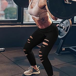 เลกกิ้งเอวสูงของผู้หญิงดีไซน์เป็นเอกลักษณ์ระบายอากาศได้ดีแห้งเร็วสไตล์แฟชั่นขายดี - Product Image 3