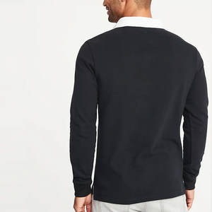 Top classement nouveau style vente chaude hommes polo à manches longues durable confortable séchage rapide polos avec logo personnalisé - Product Image 2