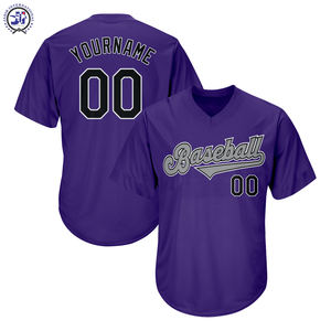 Vêtements de sport de qualité supérieure pour hommes Meilleur design Offre Spéciale polyester Maillot de baseball pour hommes - Product Image 4