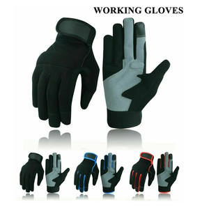 Keembro Real Leather Work <b>Gloves</b> Best Size for Hand Safety Custom Logo Design Anti-Impact Work Protection - Product Image 2