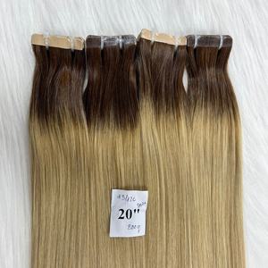 Extensiones de Cabello Humano con Cinta Adhesiva Normal, Color Ombre 3/12C, Venta al por Mayor de Fábrica, Extensiones de Cabello Humano con Cinta Adhesiva Normal - Product Image 5