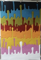 Nouveau Tapis 2025 – Le Meilleur Tapis Turc Moderne Abstrait en Polypropylène de Haute Qualité, Personnalisable, Écologique, Lavable et Réversible pour la Maison