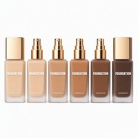 Fond de Teint Liquide Personnalisé 40 Teintes Couvrance Totale Waterproof Hydratant Base de Maquillage Visage Fabricant OEM ODM