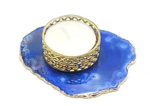 ที่รองแก้วหินอาเกตดีไซน์หรูหราพร้อมสีที่ออกแบบเอง สำหรับตกแต่งสำนักงานและบ้าน - Product Image 6