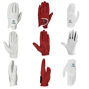 Premium Cabretta Leather Material Sports Golf <b>Gloves</b> <b>Moisture</b> Wicking and Flexible Strong Wrist & Leather Palm Golf <b>Gloves</b> - Product Image 6