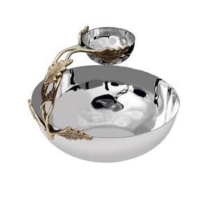 Hot Selling <b>Bowls</b> And Modern Design <b>Stainless</b> <b>Steel</b> Serving Tray - Product Image 3