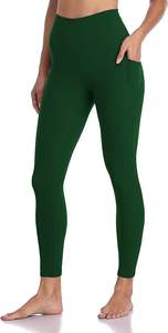 Service OEM – Leggings décontractés pour femmes, taille mi-haute, 100 % coton respirant, longueur genou, idéal pour la gym – Meilleur prix pour la vente en ligne - Product Image 4