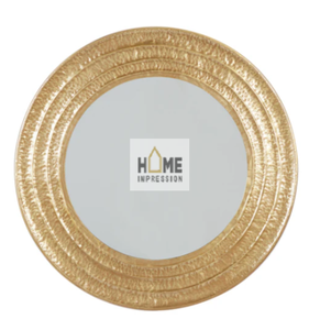 Aluminium fonte brute design unique argent et nickel plaqué feuille de palmier argent nouveau Design miroir fait main décoration miroir - Product Image 6