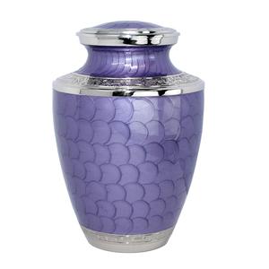 Urnes de crémation en nacre classiques pour fournitures funéraires Urnes de crémation en souvenir doré de meilleure qualité pour les cendres humaines - Product Image 3