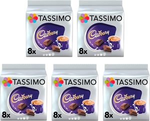 Cápsulas de Chocolate Caliente Tassimo Cadbury x8 (Paquete de 5, Total 40 Bebidas) - Product Image 5