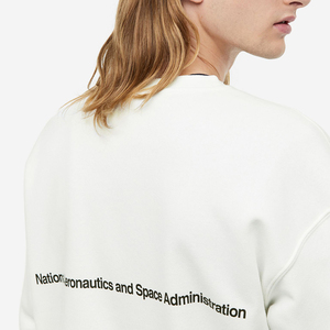 เสื้อสเวตเตอร์คอกลมผ้าฟลีซแขนยาวของผู้ชายเสื้อสเวตเชิ้ตของผู้ชายแบบไม่มีฮู้ด - Product Image 6